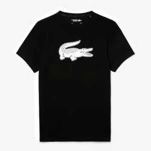 Lacoste Mens Sport 3D Print Crocodile Breathable Jersey T-Shirt - TH2042-51-258